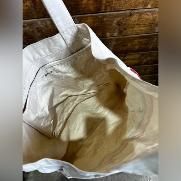 Madewell Insider Cotton Tote Rainbow Wave - Picture 3 of 11